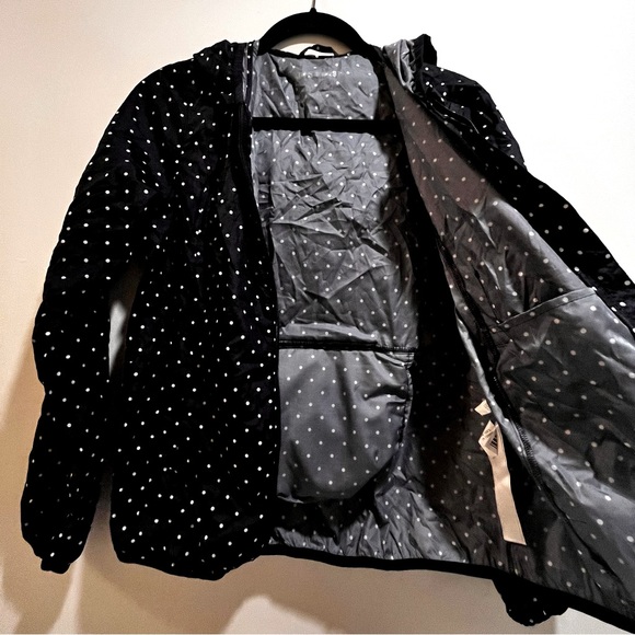 JOE FRESH POLKA DOT PACKABLE RAIN JACKET - Picture 3 of 9